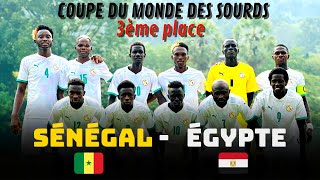 🔴LIVE SÉNÉGAL  ÉGYPTE  MATCH POUR LA 3e PLACE COUPE DU MONDE DES SOURD  ALLEZ LES LIONS 🇸🇳 [upl. by Rieger]