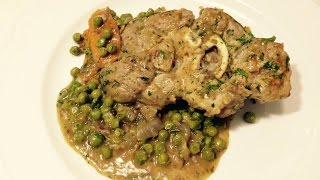 Ossobuco con Piselli alla Milanese [upl. by Orvan]