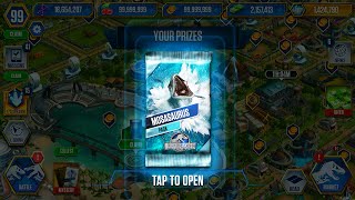 AMARGASAURUS UNLOCK GOOD LUCK OPENING MORE MOSASAURUS PACK  HT GAME [upl. by Iruj]