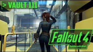 Perfect Vault 111  Building with Mods  Fallout 4 [upl. by Nosnaj734]