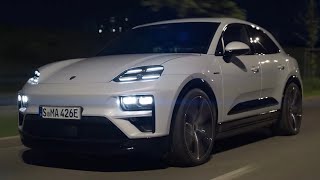 PORSCHE MACAN 2024 DRIVING at night  IMPRESSIVE Matrix LED lights amp details [upl. by Tlihcox]