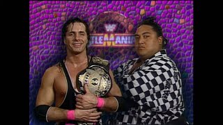 Story of Bret Hart vs Yokozuna  WrestleMania 9 [upl. by Alliehs340]