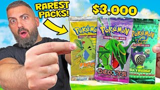 I Opened 3 of The Rarest Pokemon Packs In The World [upl. by Treble771]