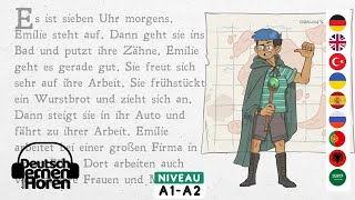 525 Deutsch lernen mit Geschichten  Deutsch lernen durch Hören  A1A2  Learn German with stories [upl. by Porte]