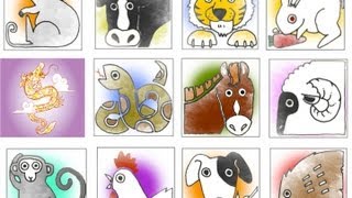 Learn Japanese Chinese Zodiac 十二支（じゅうにし） [upl. by Aniale]