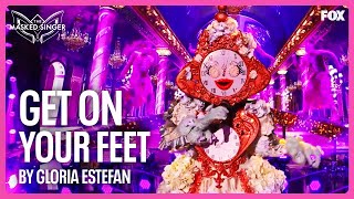 Clock Performs quotGet On Your Feetquot by Gloria Estefan  Season 11  The Masked Singer [upl. by Nnaeirual340]