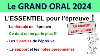 Grand Oral BAC 2024 organisation de lépreuve comment trouver sa question comment tenir 10 minutes [upl. by Ettesus519]