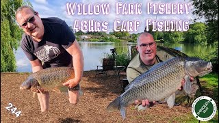 244 Willow Park Fishery 48Hrs Carp Fishing [upl. by Grethel86]