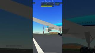 Smoothest landing ever PTFS Roblox MOBILE shorts roblox plane [upl. by Cymbre365]