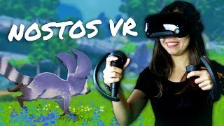 NOSTOS  Open World VR MMO Game Beta Gameplay [upl. by Yehsa837]