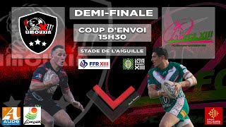 RUGBY A XIII  CHAMPIONNAT DE FRANCE ELITE 1  DEMI FINALE  XIII LIMOUXIN vs FC LEZIGNAN XIII [upl. by Braswell]