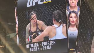 UFC 269 Julianna Peña beats Amanda Nunes Crowd Reaction [upl. by Mlawsky935]