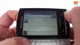 Sony Ericsson U20i XPERIA X10 mini pro  hands on [upl. by Mixam]