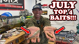 Top 4 July Bass Baits Catch More Fish in the Heat of Summer [upl. by Fredrika]