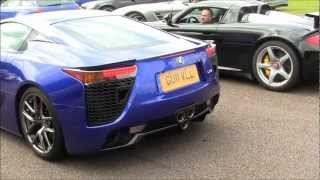 Ultimate V10 Acceleration Sounds  Lexus LFA vs Carrera GT  SCD Extra [upl. by Laira576]