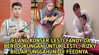 Jelang konser Lesti Fandy DA beri dukungan untuk Lesti Rizky Billar unggah ini di feednya [upl. by Krisha166]