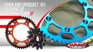 Chain and Sprocket 101  Gearing Up  Gearing Down  Finding the Best Gear Ratio [upl. by Sissy707]