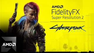 Cyberpunk 2077  4K and 1440p AMD FSR 2 Comparison [upl. by Athene]