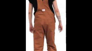 Mens Brown Work Dungarees [upl. by Ynohtnad640]