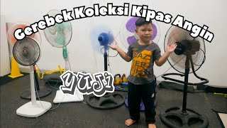 Gerebek Koleksi Kipas Angin Stand Fan Yuji  Balingbaling Kipas Angin kipasangin [upl. by Yekram107]