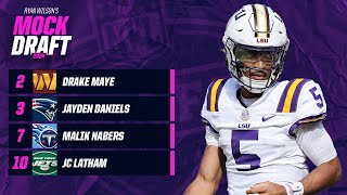 2024 NFL Mock Draft What the Bears Commanders Saints and Jaguars should do  CBS Sports [upl. by Cohen]