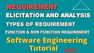 Requirement elicitation and analysis in software engineering  Function amp Non Functional Requirement [upl. by Dymphia522]