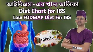 আইবিএস  এর খাদ্য তালিকা  Diet Chart for IBS  Drsun [upl. by Launam]