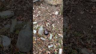 OLD TRASH  TREASURE  Digging Old Bottle Dump shorts shortvideo history [upl. by Ailliw347]