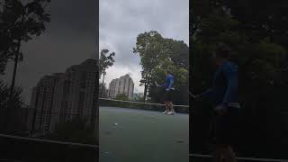 Tennis at Thames Park London [upl. by Hairabez]