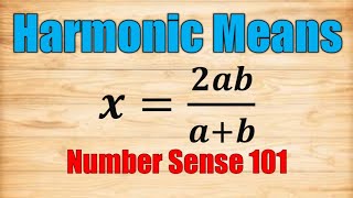 Harmonic Means [upl. by Madlin]