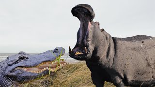 Hippo VS Alligator [upl. by Ruford]