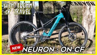 canyon neuron ON CF 2023  ebike with 140 mm of travel and bosch power unit [upl. by Rutledge]