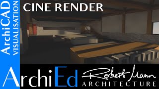 ArchiCAD – Cinema 4d  Corona Render [upl. by Strephon]