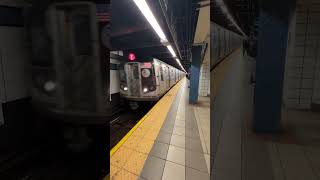 E Train Arriving at the 42nd StreetPort Authority Bus Terminal Station in New York City mta [upl. by Mccreary261]