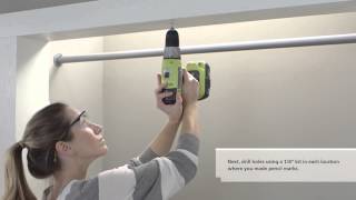 Contractors Wardrobe How to install a sliding door [upl. by Aehtla]