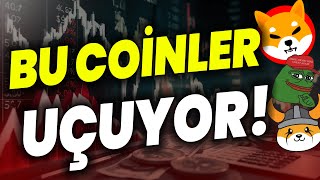 BU COİNLER UÇUYOR SHİBA PEPE COİN FLOKİ DOGE BONK RALLİYE KALKTI floki bonk dogecoin shiba [upl. by Carlson]