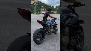 ducati streetfighter V4 SC Project Exhaust Sound superbike [upl. by Atinuaj]