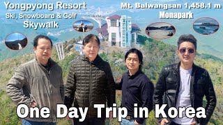 A Day In 3 Places  Yongpyong Resort Mt Balwangsan Yeongok Beach amp Chumunjin South Korea  강원도 [upl. by Haskel]