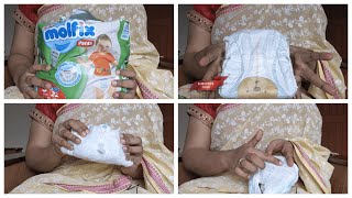 Molfix Pant System Diaper Review [upl. by Onifur]