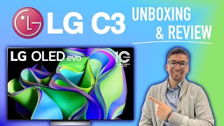 LG C3 OLED 55” 4K Evo TV  Unboxing amp Review [upl. by Beasley]