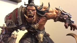 Illidan and Grommash Hellscream Statues [upl. by Nwad]