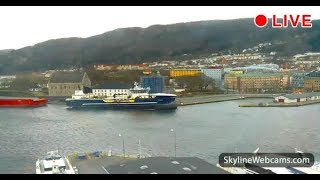 Live Webcam Bergen  Norway [upl. by Lucien]