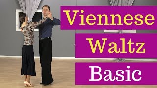 Viennese Waltz Basic Steps The Box Step [upl. by Kilbride16]