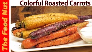 Oven Roasted Whole Carrots With Herbs [upl. by Ahtiekahs]