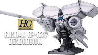 HGUC Gundam GP03S Dendrobium Bandai Product Preview USA Gundam TV [upl. by Desiree]