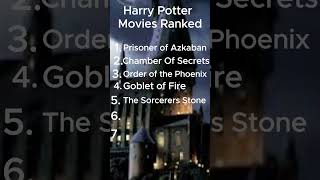 HARRY POTTER Movies RANKED capcut potterhead capcutedit potterheadforever harrypotter [upl. by Yssirc]