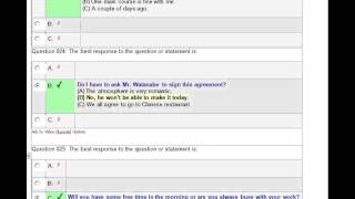 longman toeic test 3 answer part 2 question and respond [upl. by Dorison]