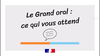 Le Grand oral  ce qui vous attend [upl. by Aicilaanna]