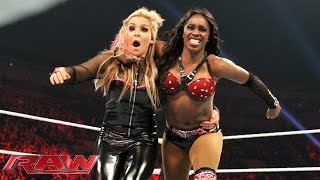 Natalya vs Naomi Raw Sept 21 2015 [upl. by Jaquith]