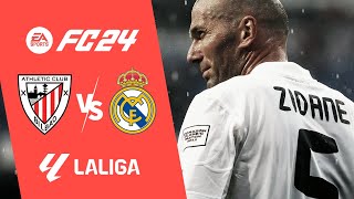 ATHLETIC BILBAO VS REAL MADRID LA LIGA 1  FC 24 İKONLAR [upl. by Asiulairam]